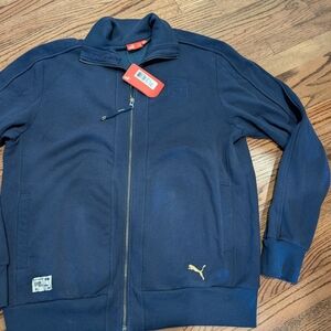 NEW! Puma Navy Italia Full Zip Sweatshirt (XL)